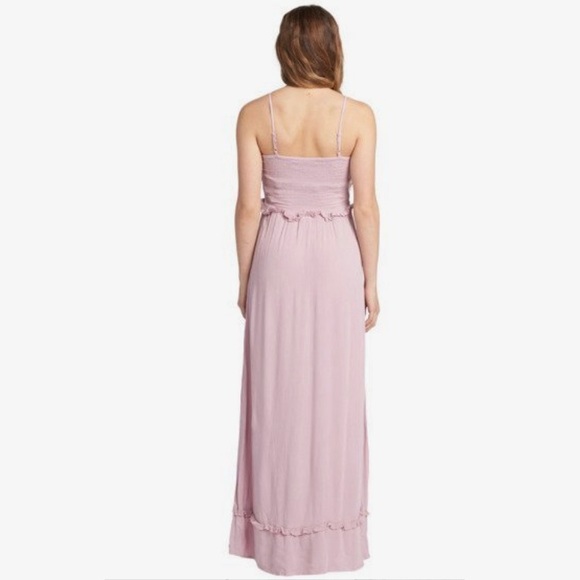 Roxy Run Ahead Crinkle Fabric Maxi Dress Size Small - Picture 5 of 10